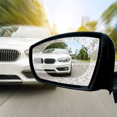 2PCS Car Rearview Mirror Rainproof Film Nano Mirror Anti-fog