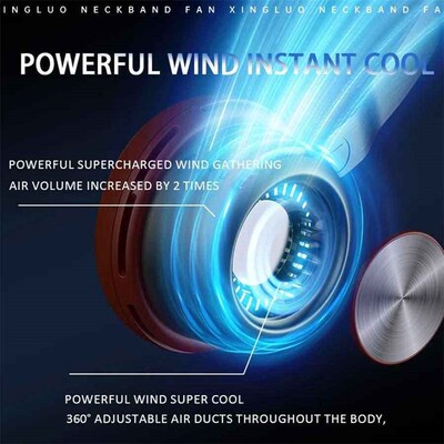 2025 New Super Cool Wearable Air Conditioner 720 Rotatable