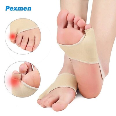 Pexmen 2Pcs Tailors Bunion Corrector Bunionette Sleeves with