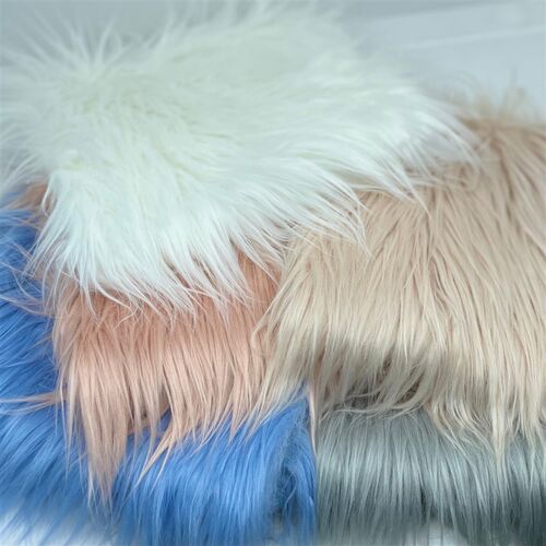 25x45cm 8cm Pile  Faux Fur Fabric For Patchwork Sewing Mater