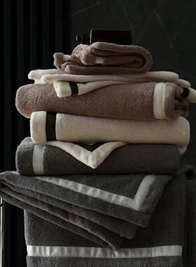 长绒7棉A抗菌星级酒店浴巾160*80c全X422m民宿家用纯670克棉浴巾