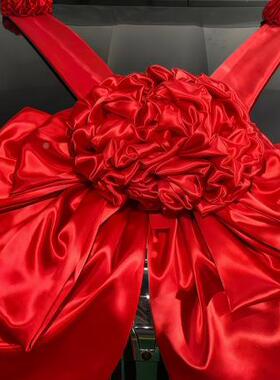 蝴蝶车结F997S69S大红花球汽新结车车头花婚车主婚婚车花全套车队