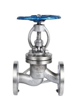 不锈钢阀门不0锈钢截止阀1J41W-6P直通式法兰明杆截止HTS阀34316L