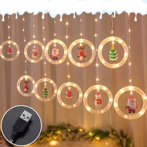 LED Holiday Light Decoration Lamp Decor Garland New Year Dec