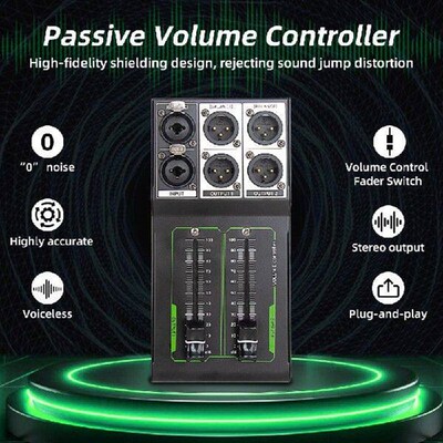 Passive Volume Controller Precise Volume Adjustment Plug
