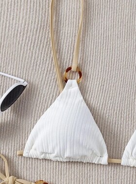 Bikini Set Cute Women Triangle Thong Biquini Swimsuit Swimwe