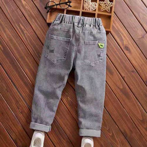 Kids Boy Jeans Fall Spring Children Denim Trousers Baby Boys