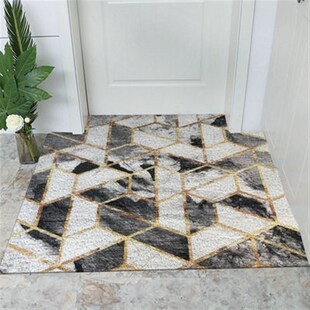 Simple Nordic imitation marble PVC wire ring soft home floor