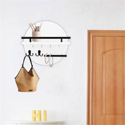 Wall Mount Key Holder Key And Mail Organizer Rack 11.8 Inch