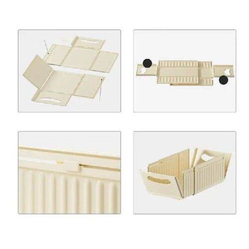 Retractable Storage Containers 3pcs Bathroom Organizers And