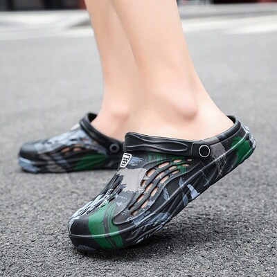 Men Causal Summer Sandals Soft Memory Hospital Shoes Men Sli