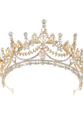 Luxury Zircon Bridal Tiaras Wedding Crown Rhinestone Headban