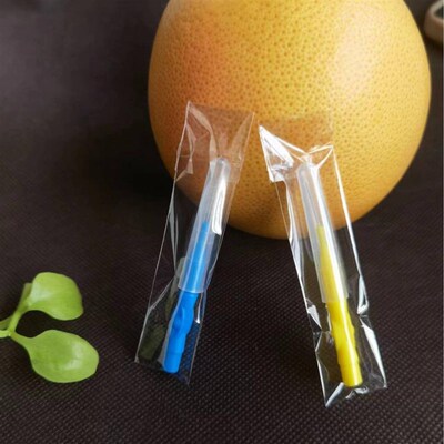 Disposable toothpick interdental brush interdental brush tee
