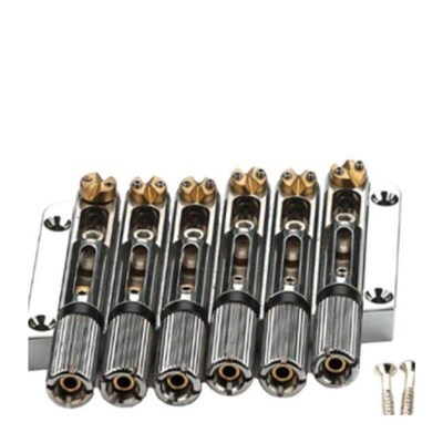 6 String Saddle Headless Guitar Bridge Tailpiece for