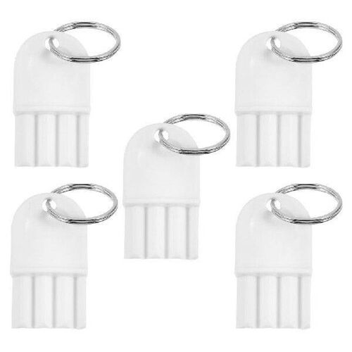 Paper Towel Dispenser Keys White 5 Rings Bathroom Toilet