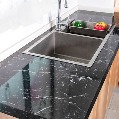 Kitchen Wall Stickers Waterproof Heatproof Marble Self Adhes