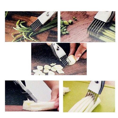 Spring Onion Slicer Stainless Steel Scallion Cutter