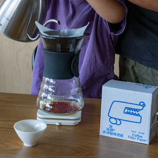 少数派咖啡 JUST滤纸滴漏式手冲黑咖啡粉过滤纸v0锥形滤杯滤纸