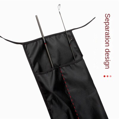 Waterproof Fishing Rod Bag Easy to Carry Oxford Cloth