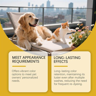 EELJOY Pet Hair Dye - Even Coloring and Gentle Care for Dogs