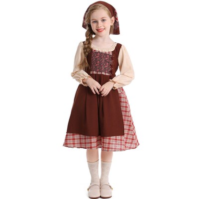 Children Selling Matches Little Girl Clothes Stage Play Perf