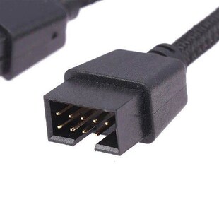 Computer Motherboard USB Extension Cable 9 Pin 1 Female To