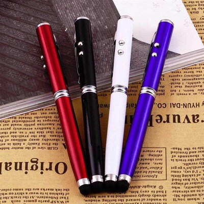 4 in 1 Laser Pointer LED Torch Touch Screen Stylus Ball Pen