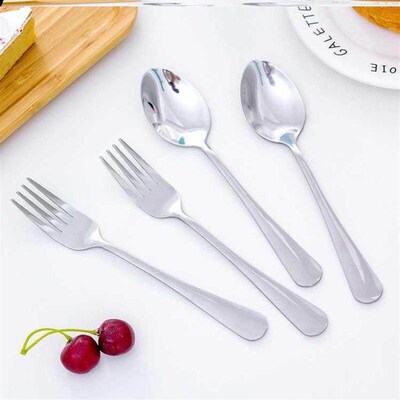 StainlessSteel Knife and Fork Set Small Spoon可携式刀叉套组