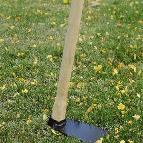 C63B Low Carbon Steel + Wood Mini Hand Tools Sturdy Hoe