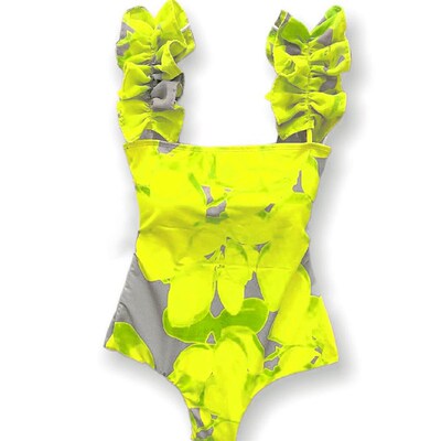 Sexy Bathing Suit Ruffle Strap Biquinis Feminino 2023 Swimwe