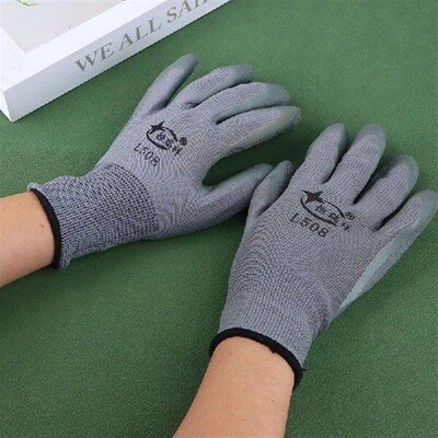 1 Pair Working Gloves Gardening Work Gloves Latex Glove