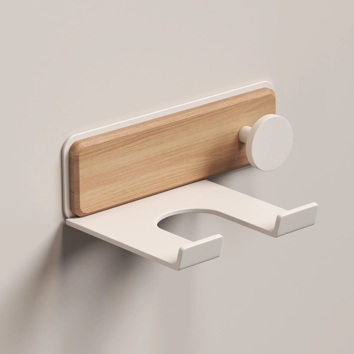 吹风机置物架免打孔绕线电吹风筒挂架卫生间浴室壁挂懒人收纳支架,家庭/个人清洁工具,吹风机置物架,淘宝优惠券,粉丝福利购,淘宝优惠卷