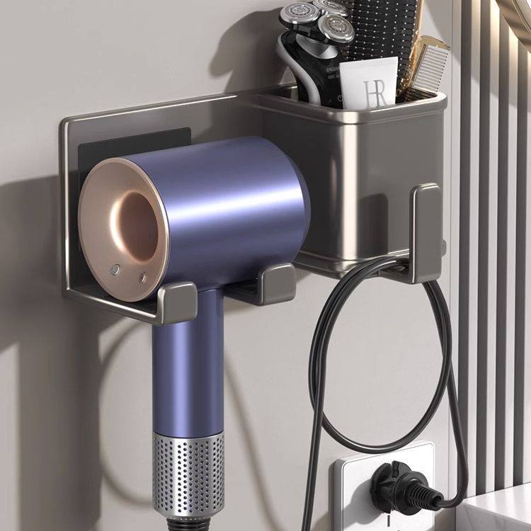 吹风机置物架免打孔卫生间吹风筒支架浴室壁挂式电吹风收纳放置架,家庭/个人清洁工具,吹风机置物架,淘宝优惠券,粉丝福利购,淘宝优惠卷