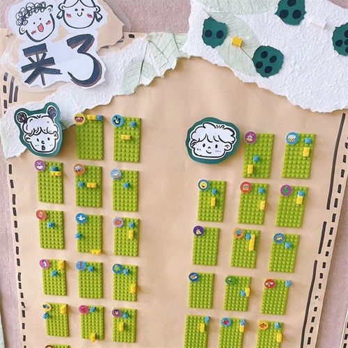 幼儿园签到墙环创材料装饰班级区角区域进区牌墙面教室主题布置
