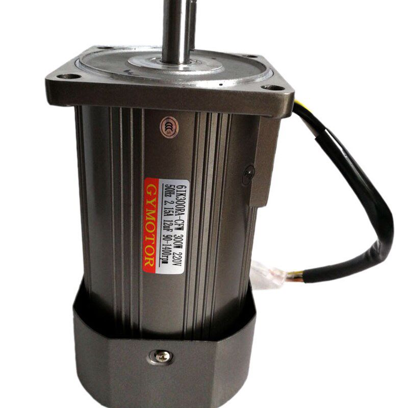 单相交流调速电机300w 光轴/圆轴马达 220v/三相380v 1400/2800转
