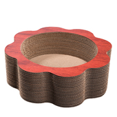 猫抓板窝 特大多功能猫爪板 碗型磨爪器耐磨瓦楞纸猫抓板一体大号