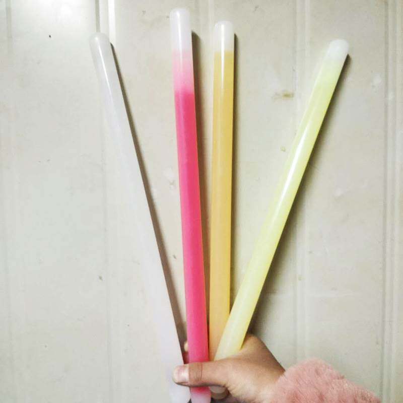 大号萤光棒一次性打鼓水鼓棒夜光演唱会晚会道具年会塑料化学