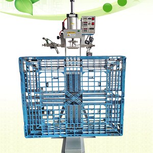 美方托盘塑料果筐打字机气动全自动烫金机塑胶卡板烫印印字手持式