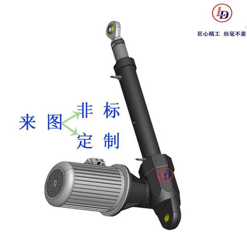 工业开合电动推杆螺旋推杆手电动蜗轮电动推杆器