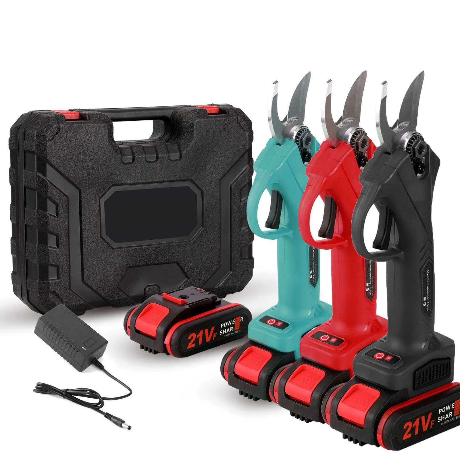 21V电动修枝剪 充电式园林园艺果树锂电修枝剪 无线树枝修剪工具,3C数码配件,其它配件,淘宝优惠券,粉丝福利购,淘宝优惠卷