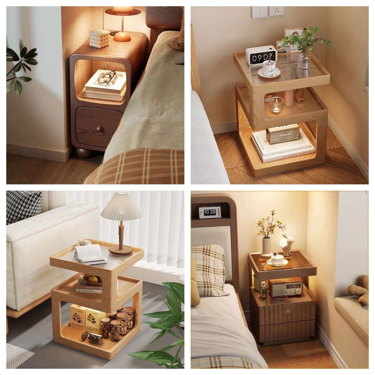 床头柜实木卧室小户型边柜简约床边实木储物小柜子床头柜小型极窄,3C数码配件,其它配件,淘宝优惠券,粉丝福利购,淘宝优惠卷