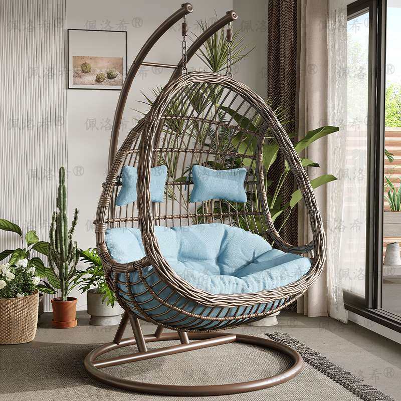 吊篮椅子室内秋千摇篮吊椅客厅卧室阳台吊床网红鸟巢吊篮藤椅家用