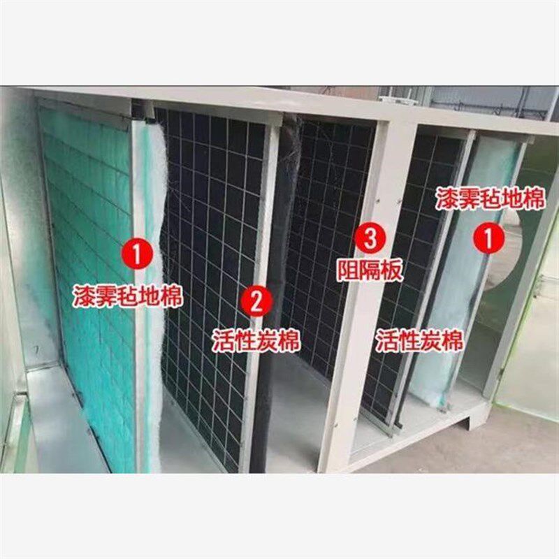 烤漆房过滤棉地棉漆雾毡喷漆房UV光氧底棉催化玻璃纤维棉阻油漆网