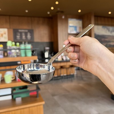 【高品质】火锅汤勺漏勺!316不锈钢长柄勺子盛汤勺分菜分餐勺