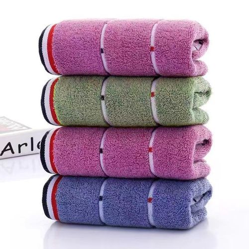 纯棉毛巾提花柔软吸水加厚成人男女家用洗脸巾擦干简约家庭装