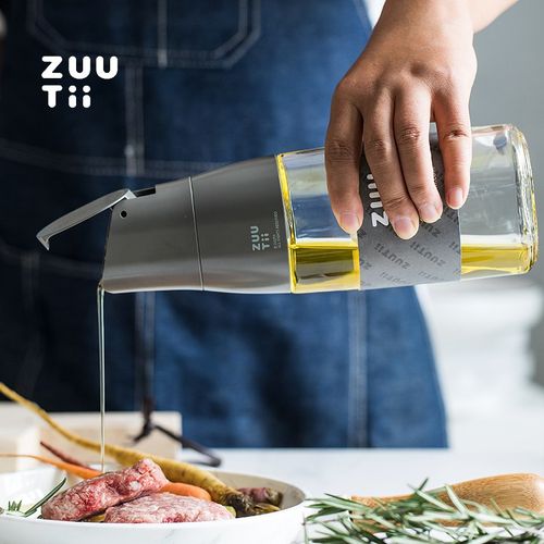 加拿大zuutii油瓶自动开盖油壶玻璃油壶厨房家用调料瓶酱醋瓶