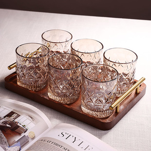 威士忌酒杯洋酒杯子高档创意家用水晶玻璃杯酒吧啤酒水杯