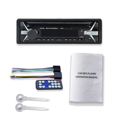 通用车载蓝牙MP3播放器汽车音响改装主机12V/24V货车收音机代CD机