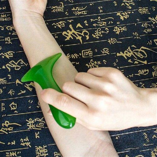 NEW Resin Gua Sha Scraping Board Point Tapping Stick Face