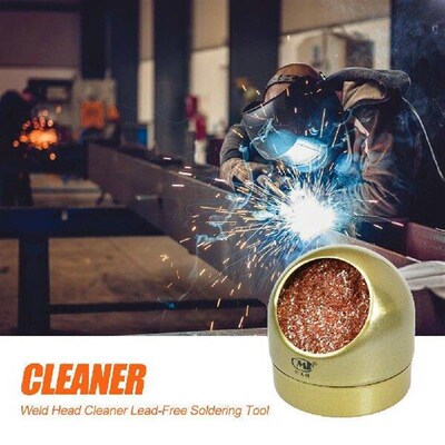 Soldering Iron Tip Cleaner Brass Ball Tin Removal Portable
